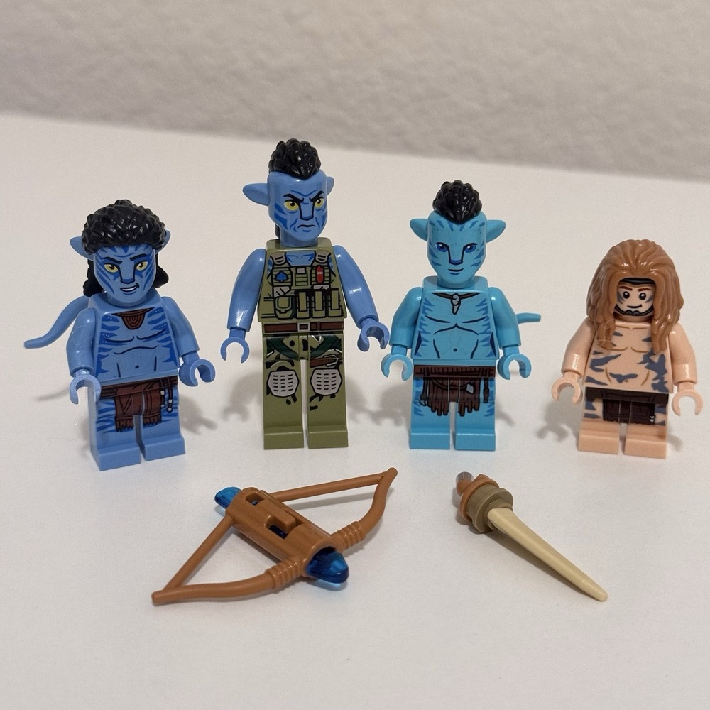 LEGO Avatar Way of Water Mini Figures 75577 RDA Quaritch Ao'nung Neteym Spider